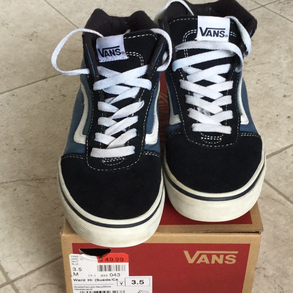 Boys Vans ward hi-tops